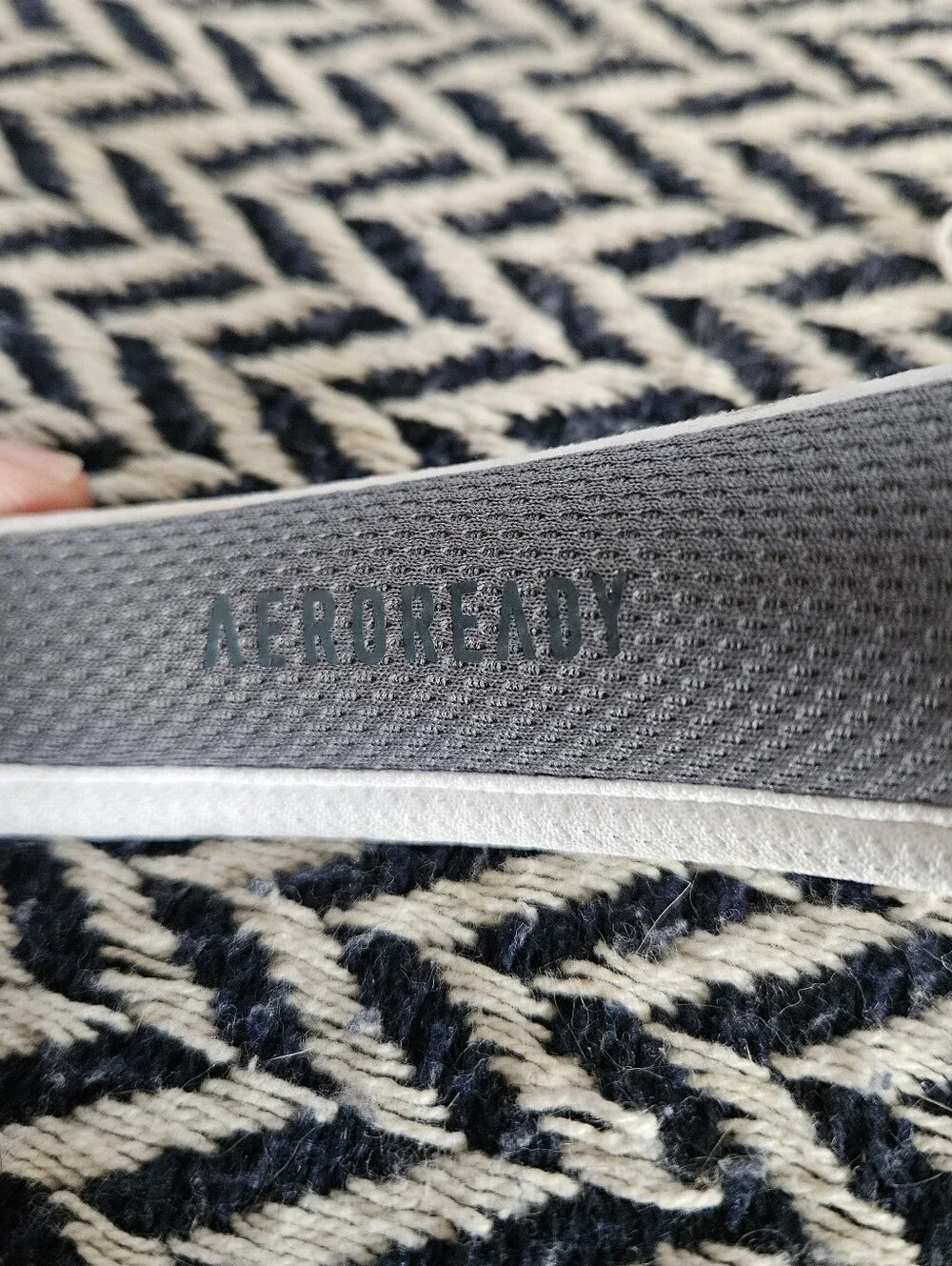 Free w/ Bundled Purchase! Adidas White AEROREADY Sun Visor